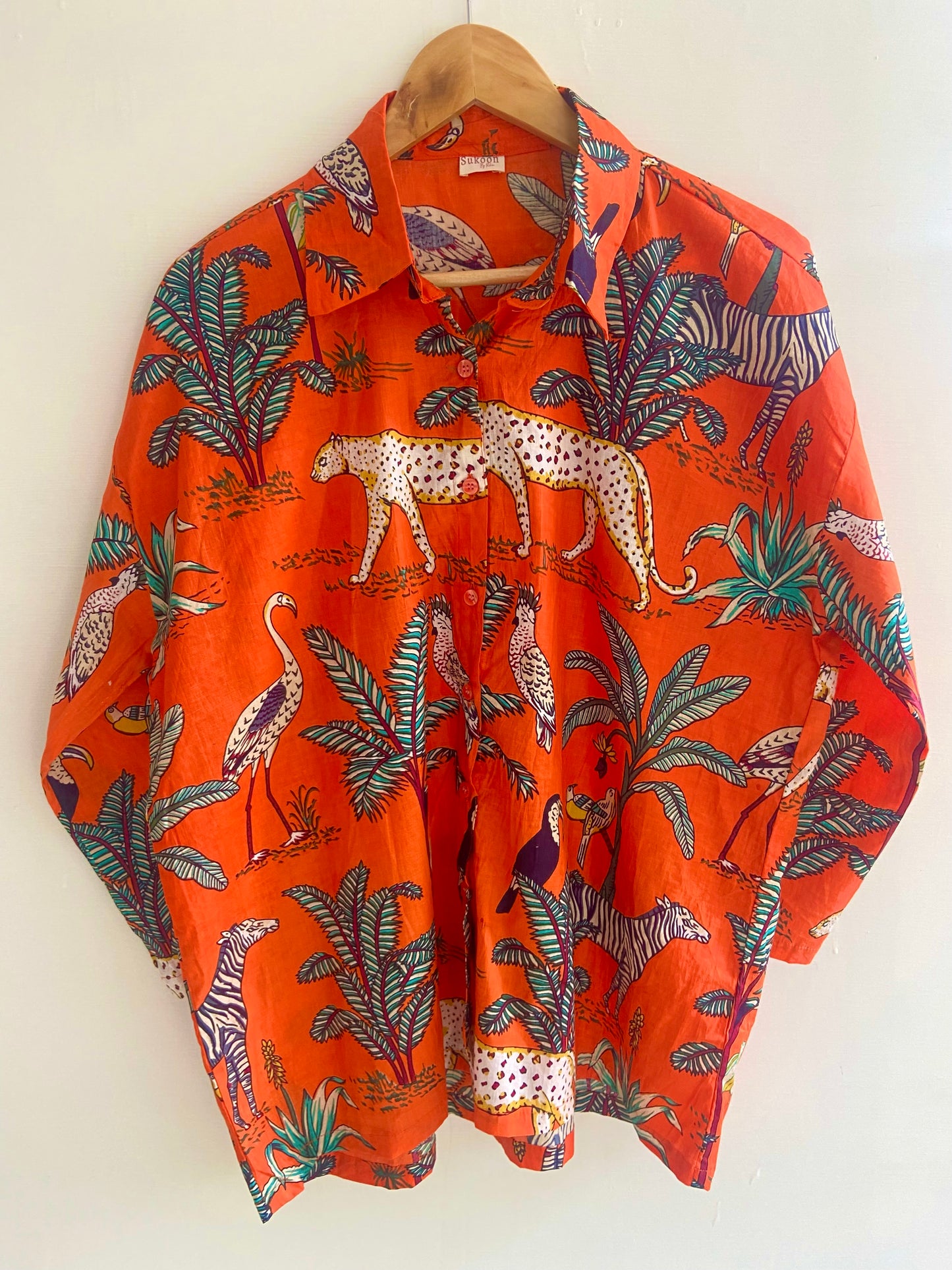 ORANGE JUNGLE SHIRT