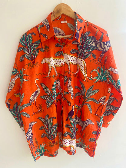 ORANGE JUNGLE SHIRT