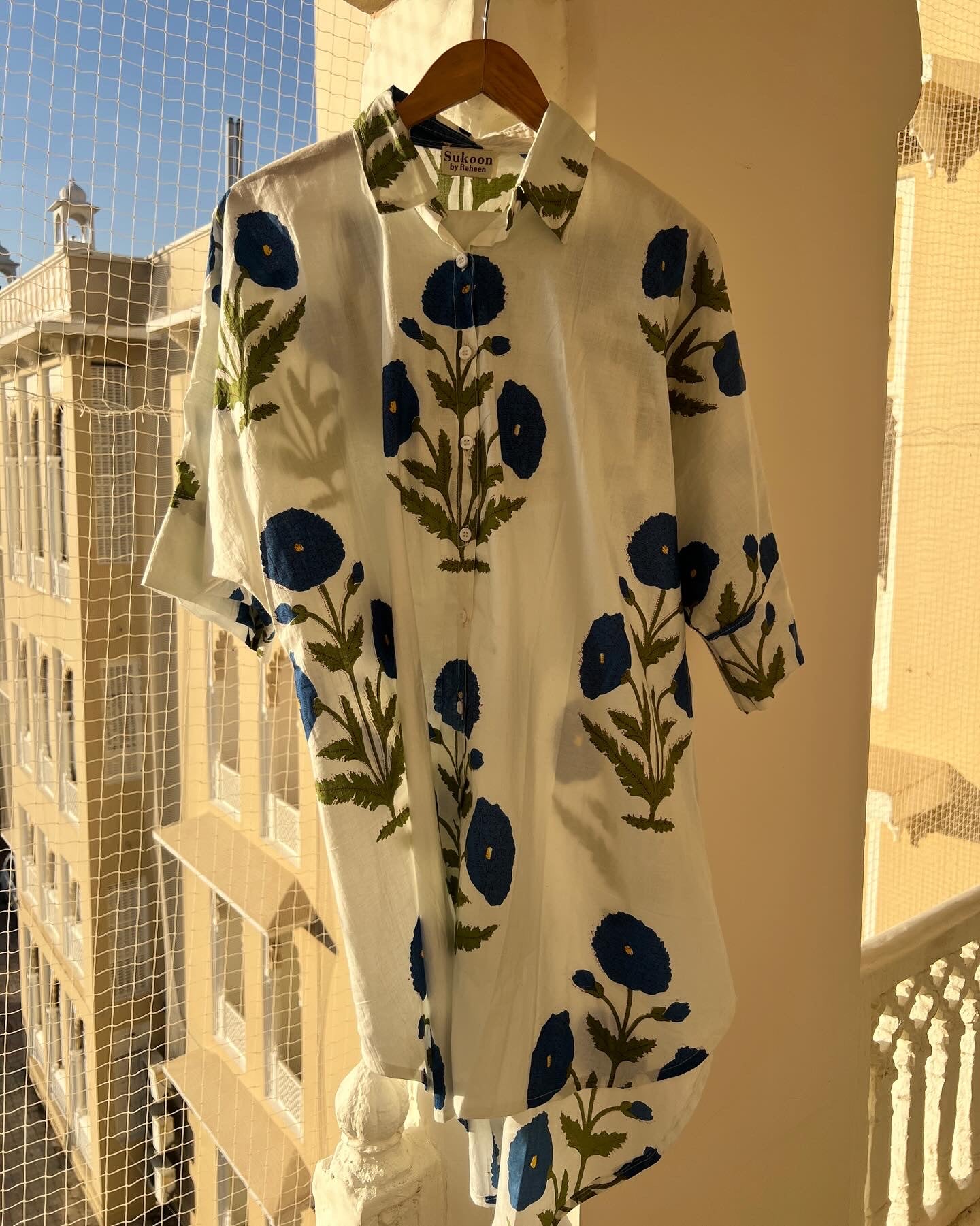 Blue Poppy Co-ord Set