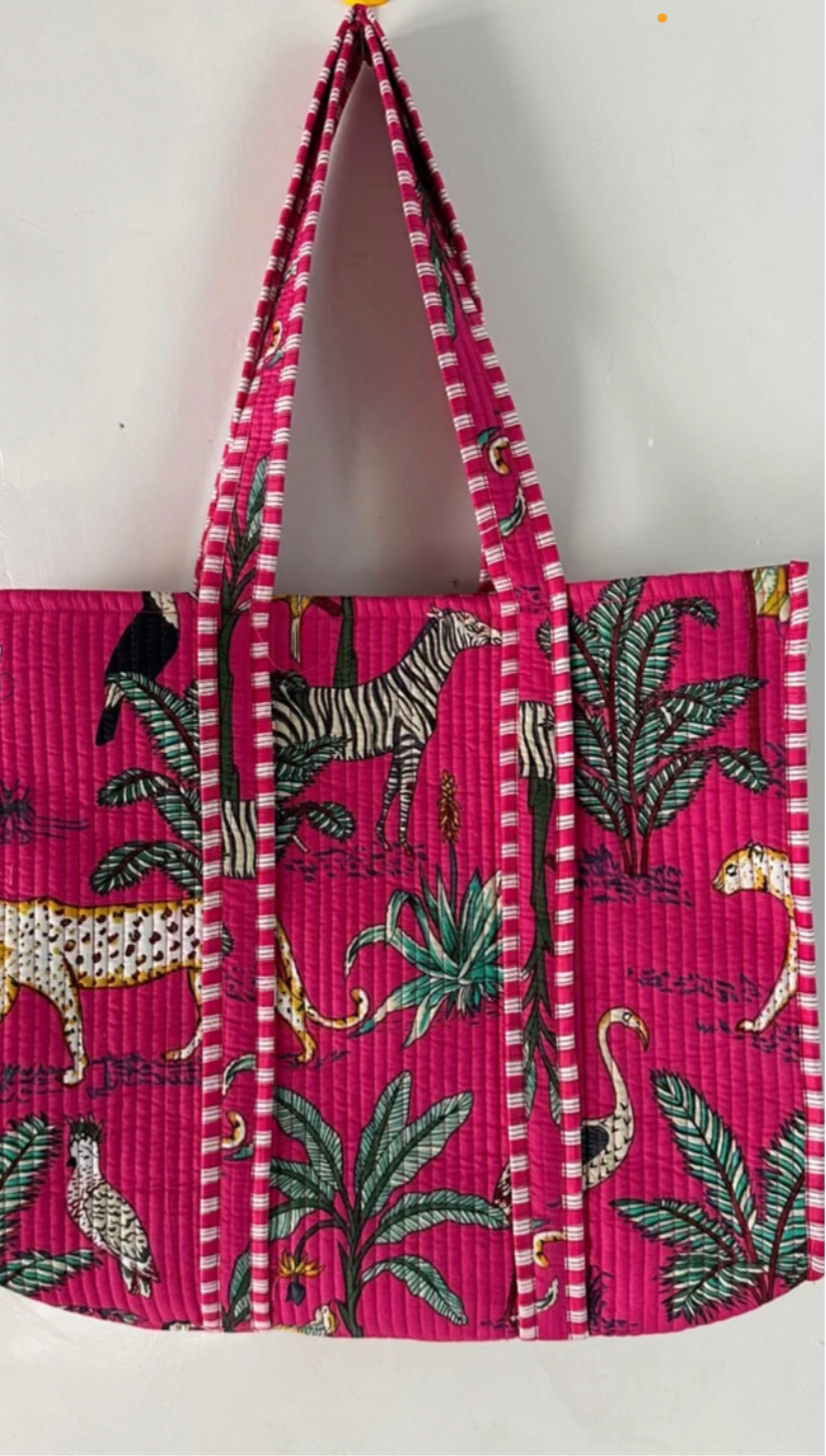 Quilted handbag
