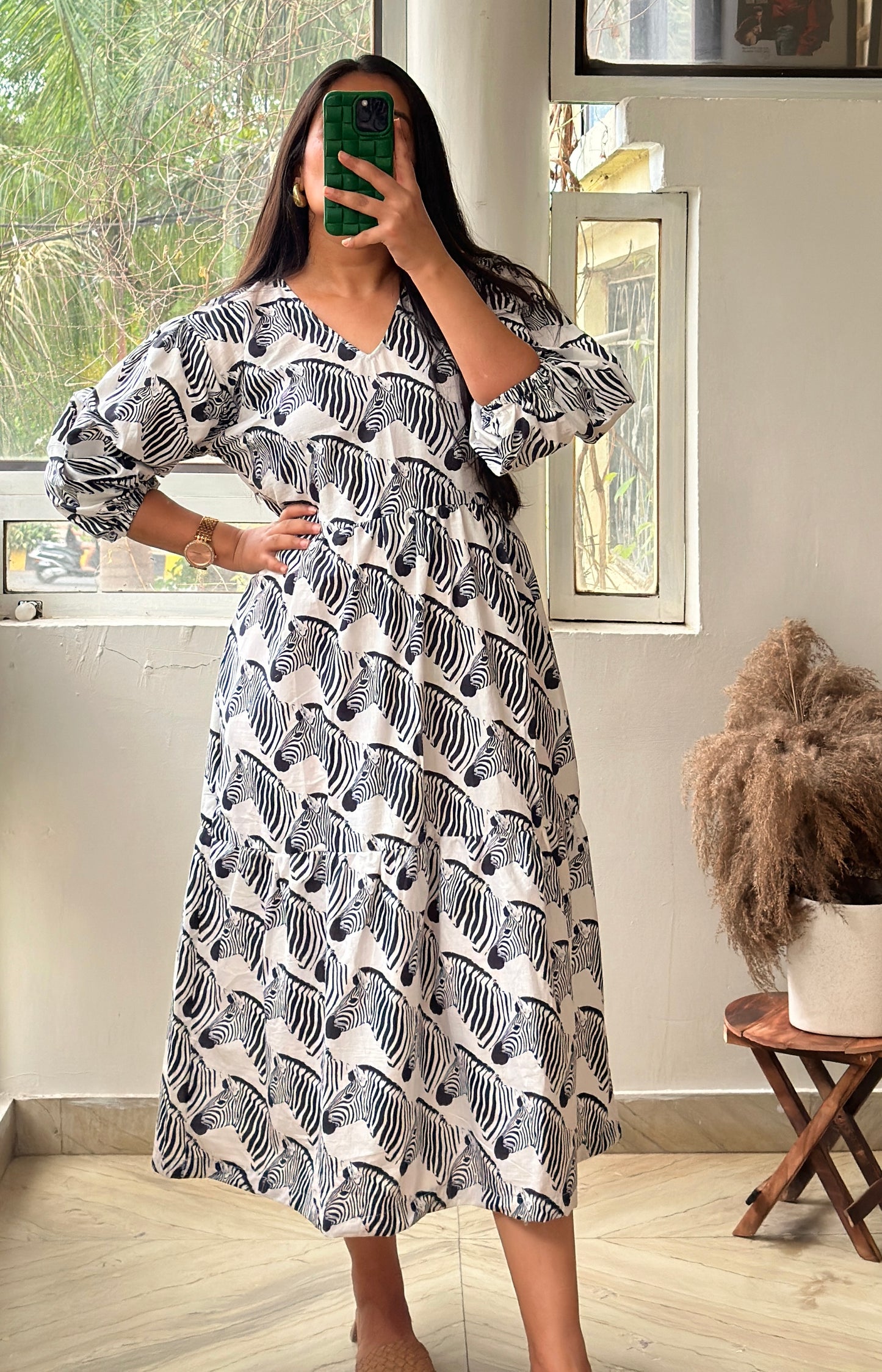 Zebra Print Dress