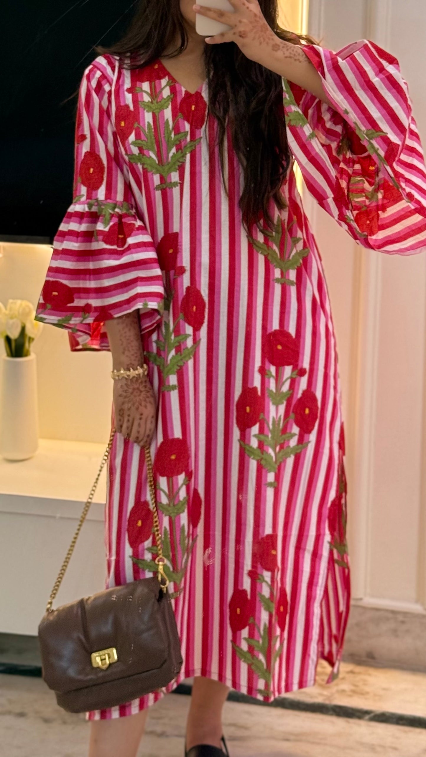 La poppy rose dress
