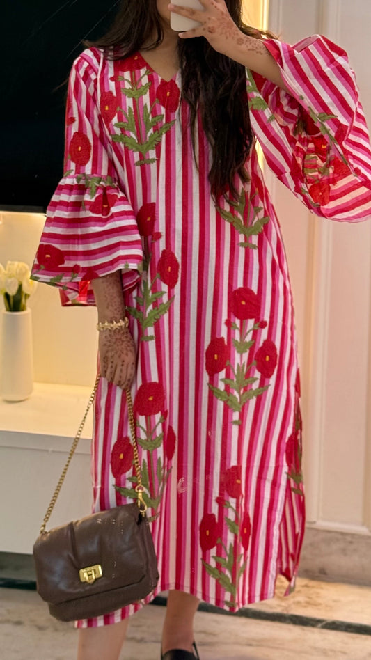 La poppy rose dress