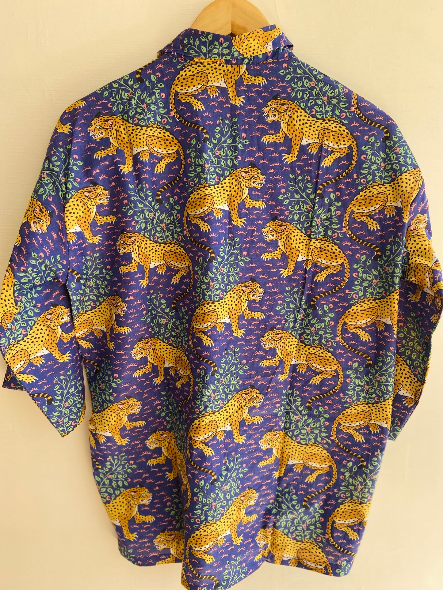 PURPLE LEOPARD SHIRT