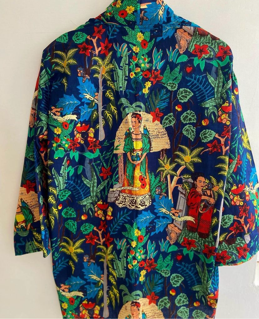 Blue Frida kimono