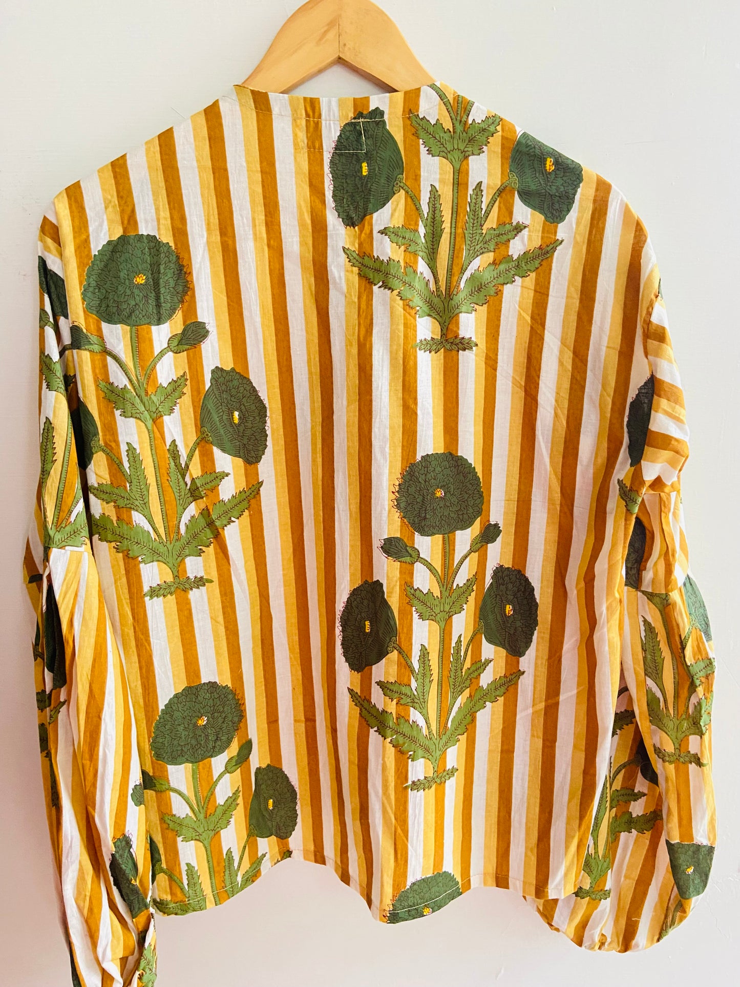 yellow poppy shirt