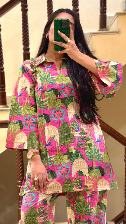 Pink city cordset