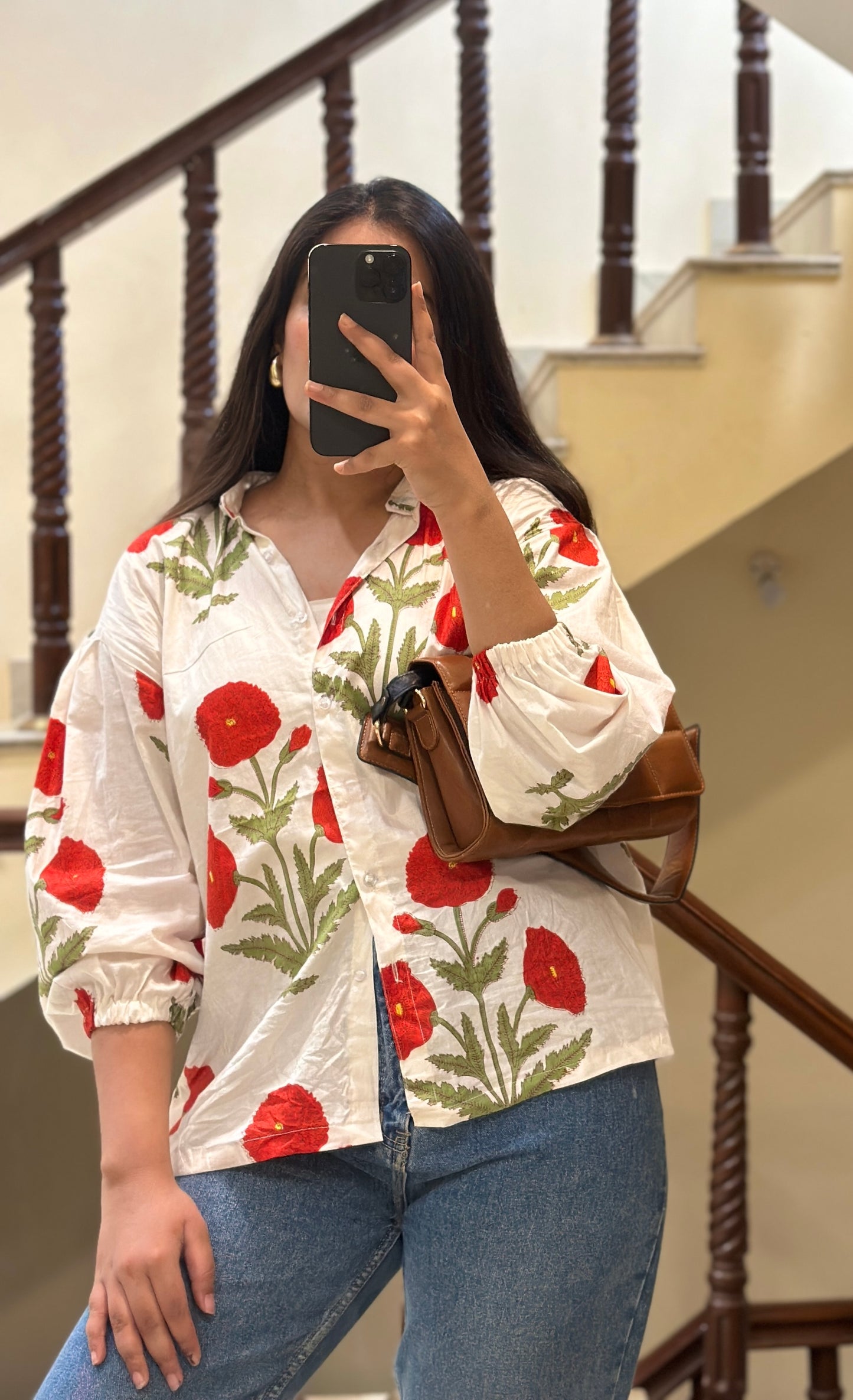 RED POPPY SHIRT
