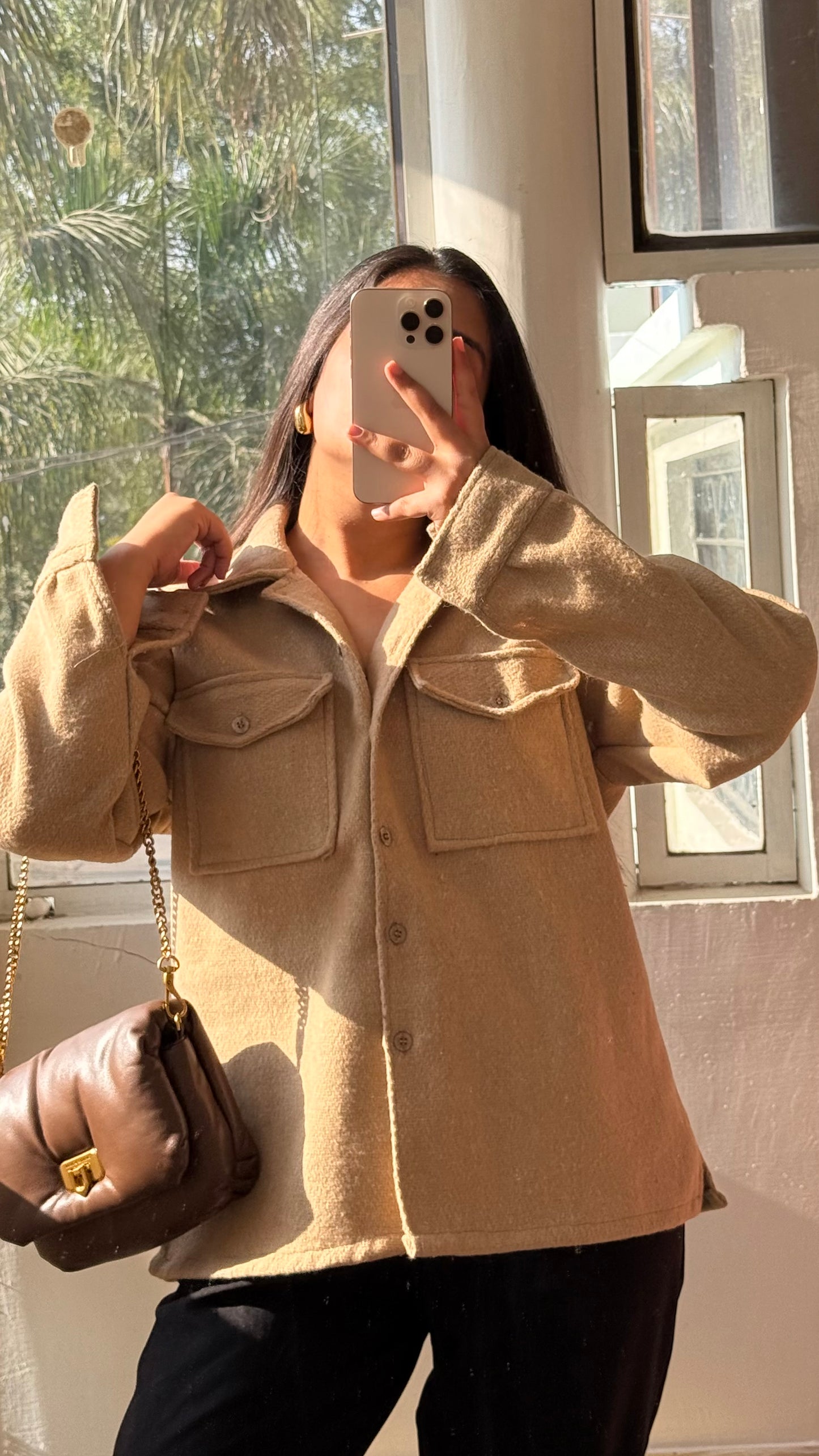 Tan Shacket