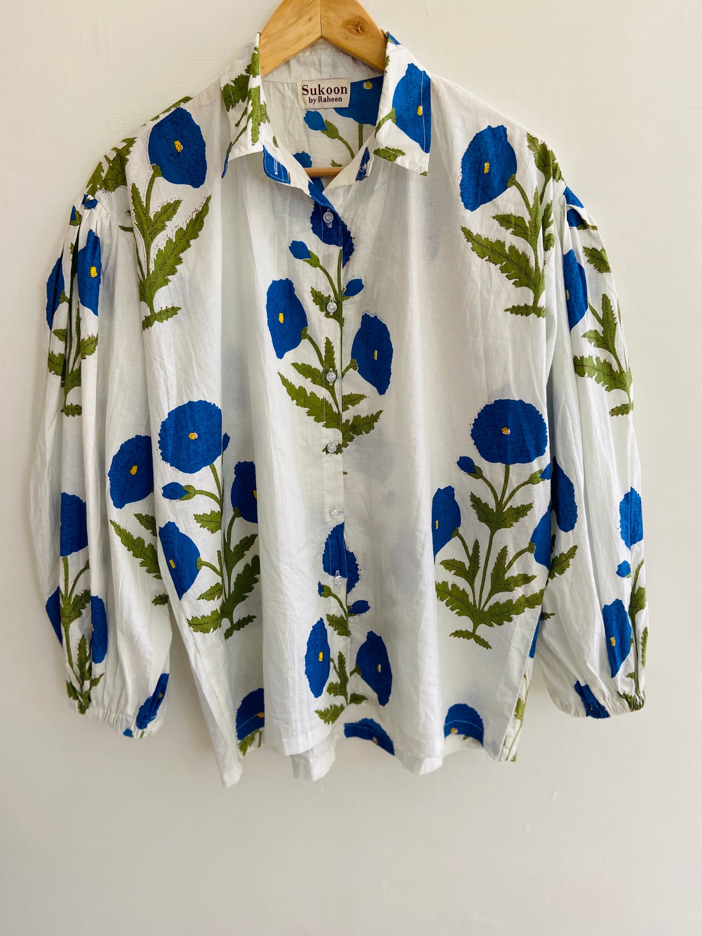 BLUE POPPY SHIRT