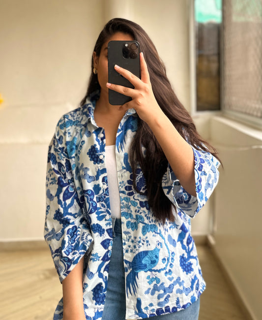 BLUE BIRD SHIRT