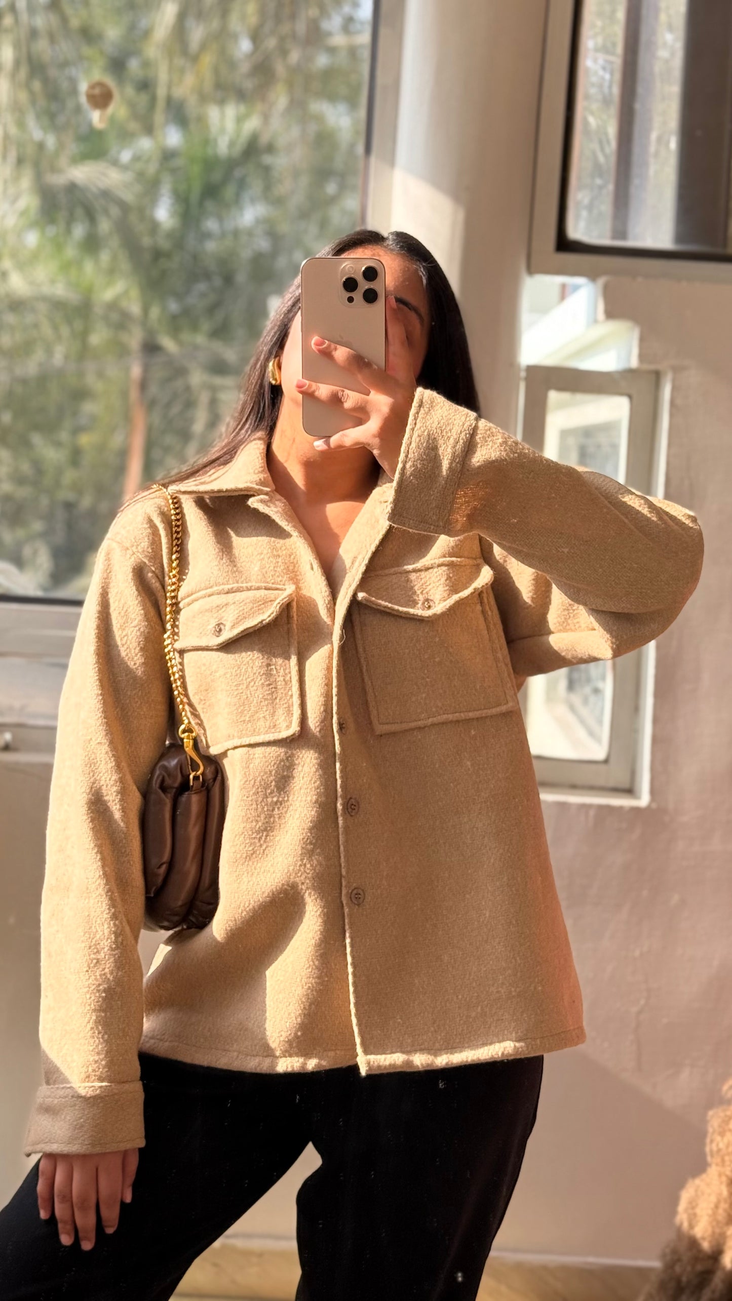 Tan Shacket