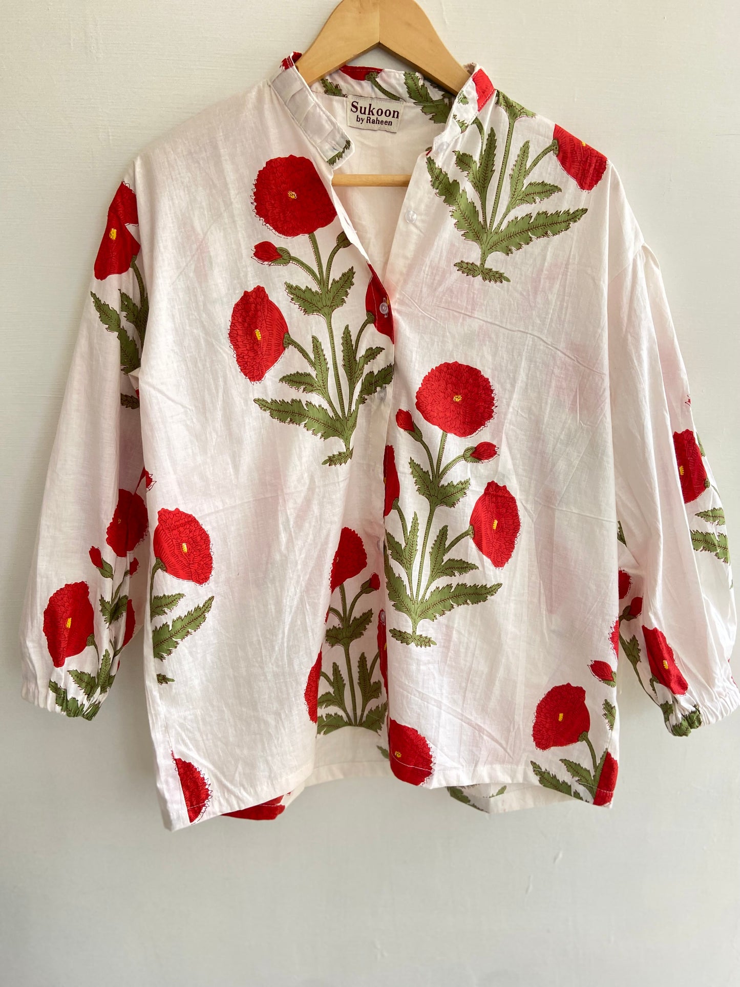 RED POPPY SHIRT