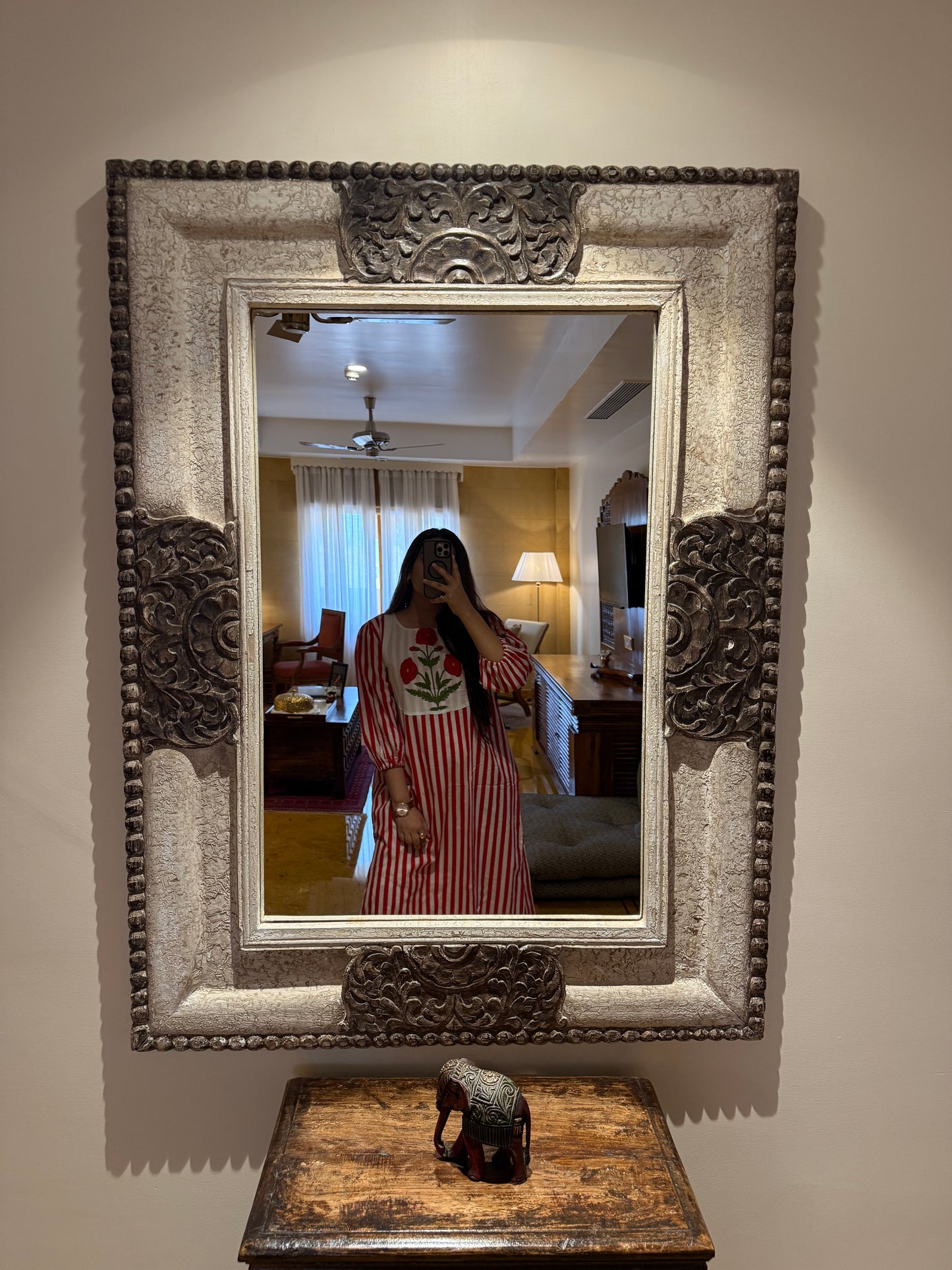 Luxury pret red dress