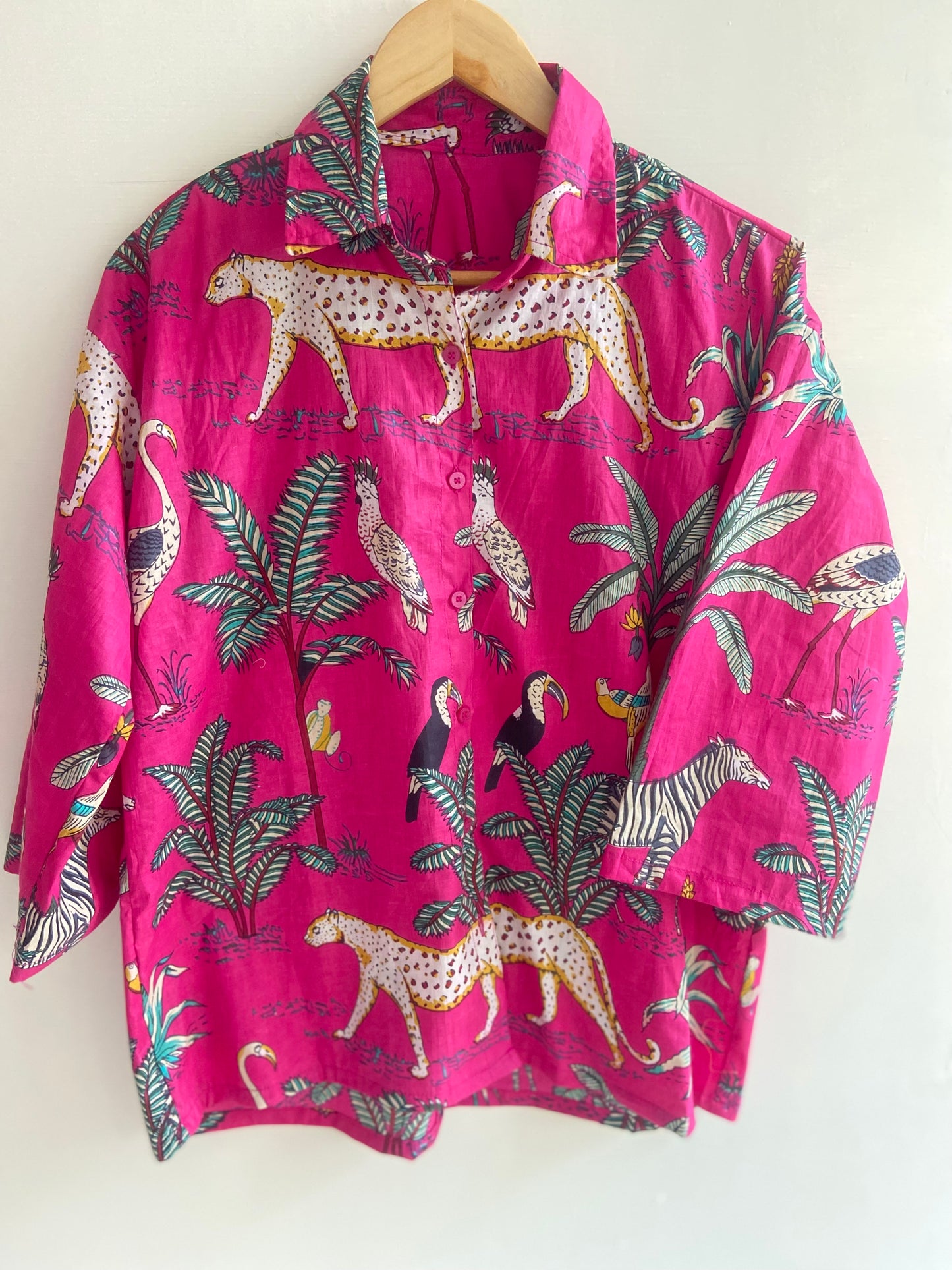 PINK JUNGLE SHIRT