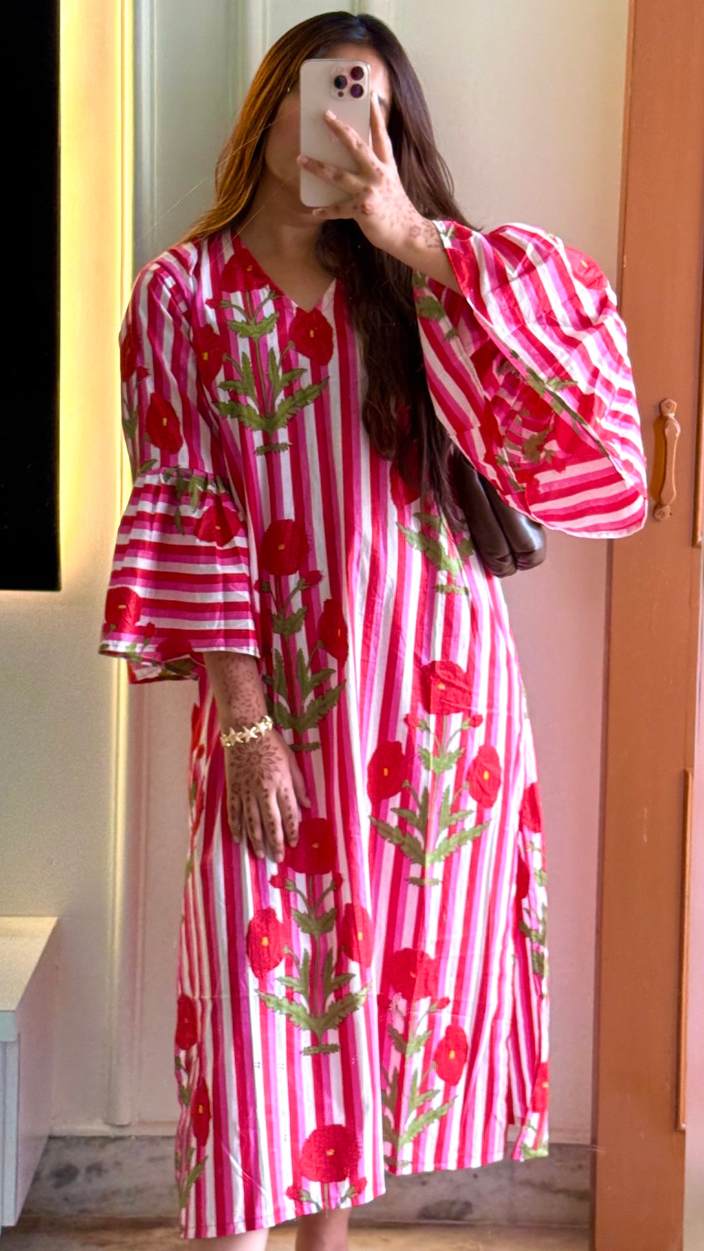 La poppy rose dress