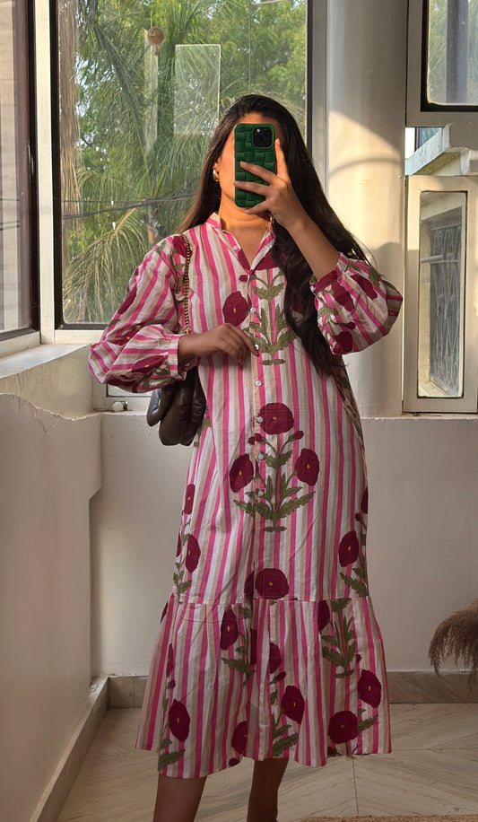 La rose poppy maxi