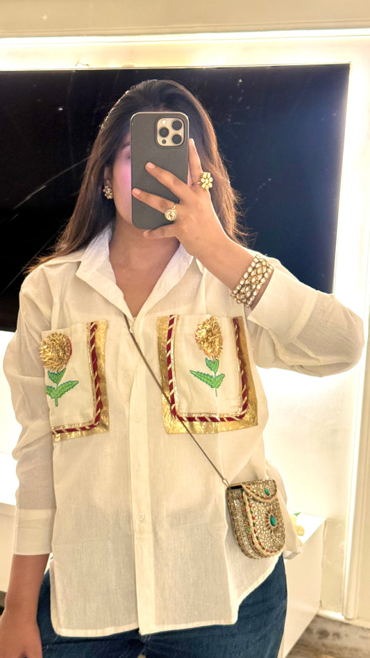 The signature sunehri shirt