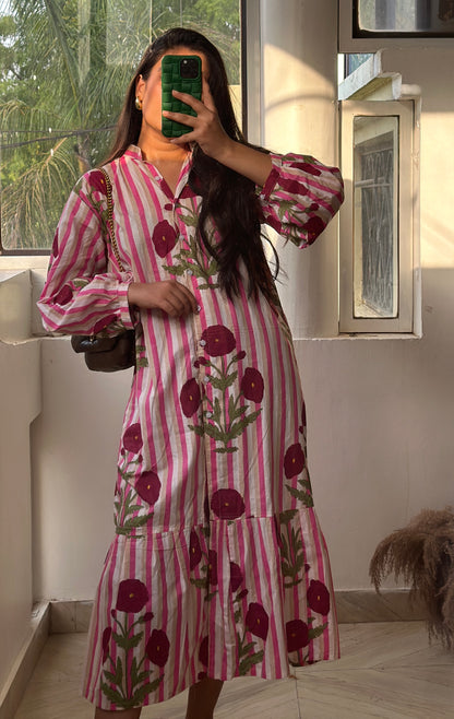 La rose poppy maxi
