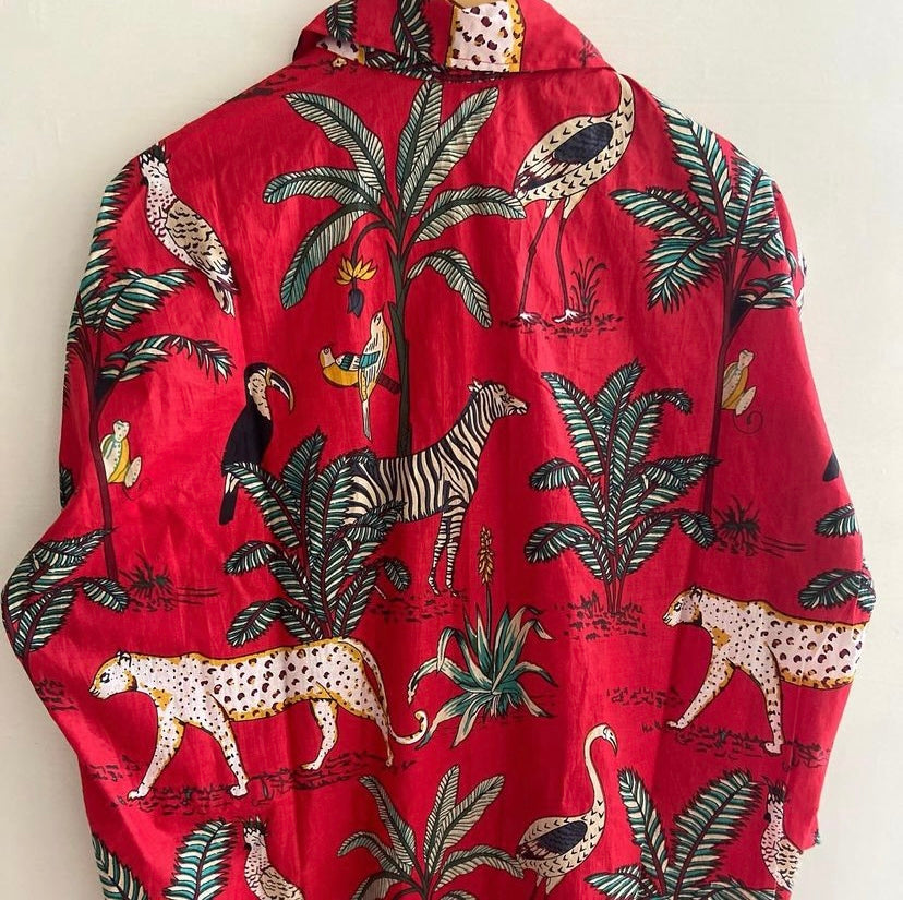 RED JUNGLE SHIRT