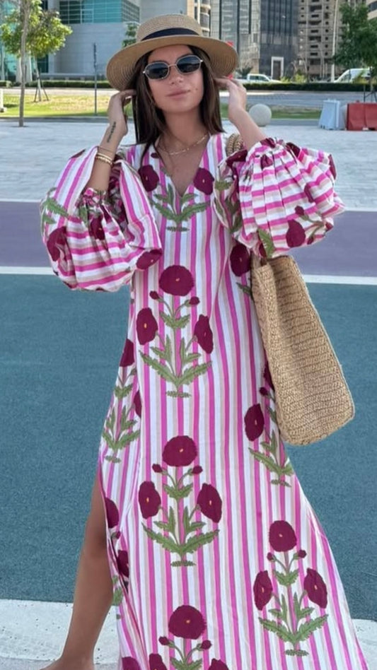 Lara poppy dress