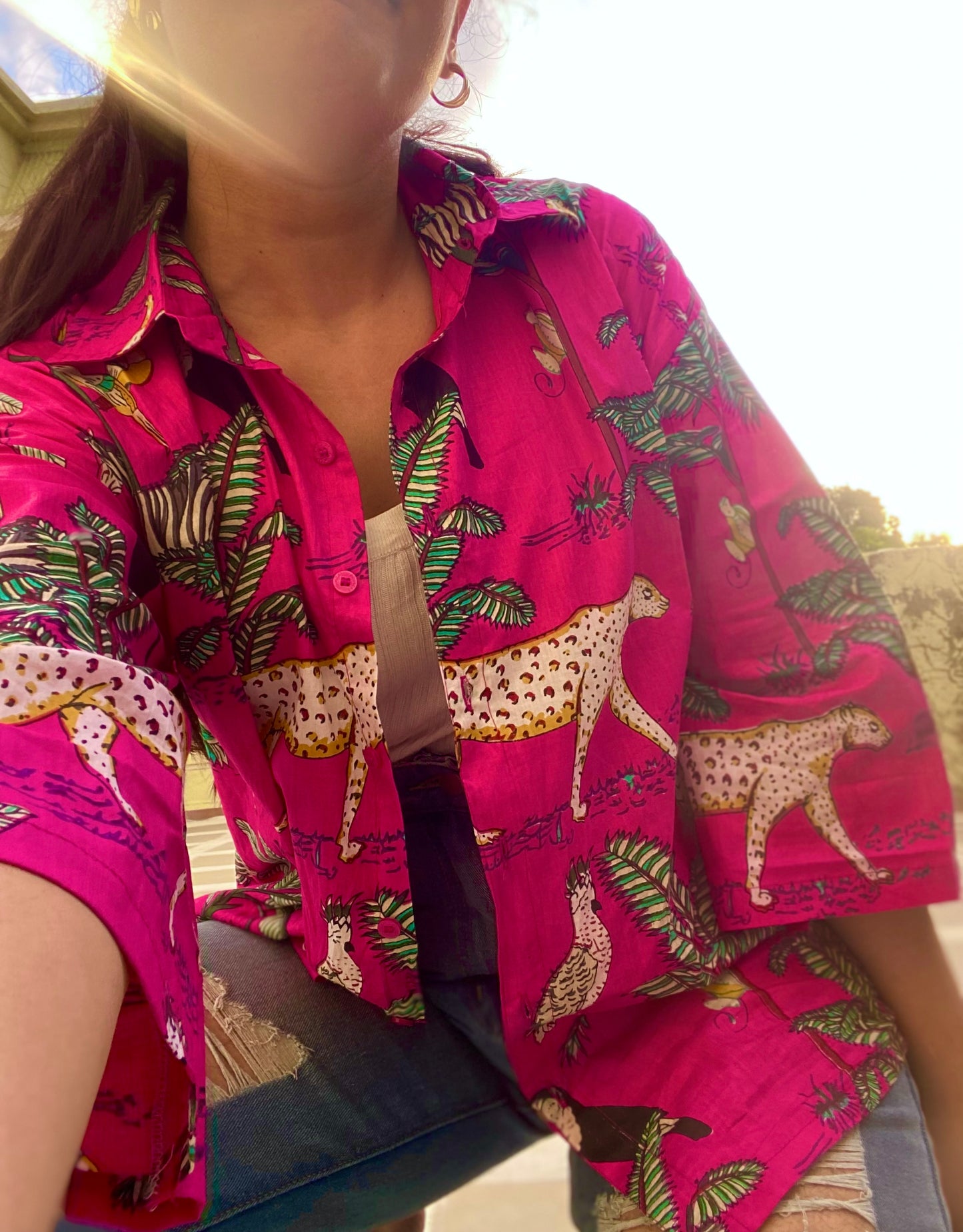 PINK JUNGLE SHIRT
