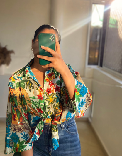 WHITE FRIDA SHIRT