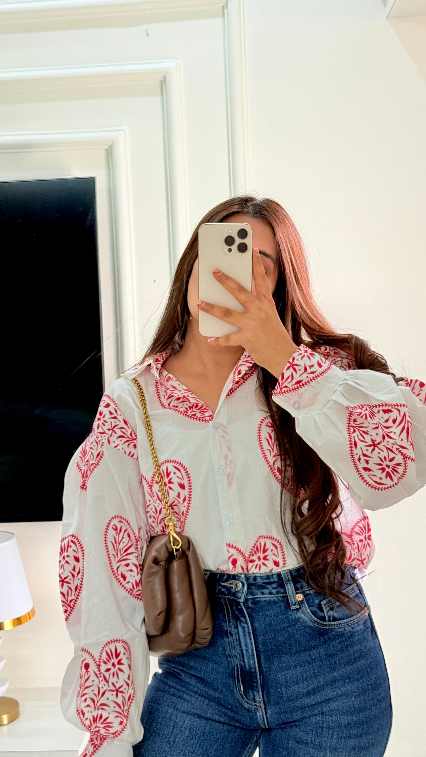 Amour collar shirt