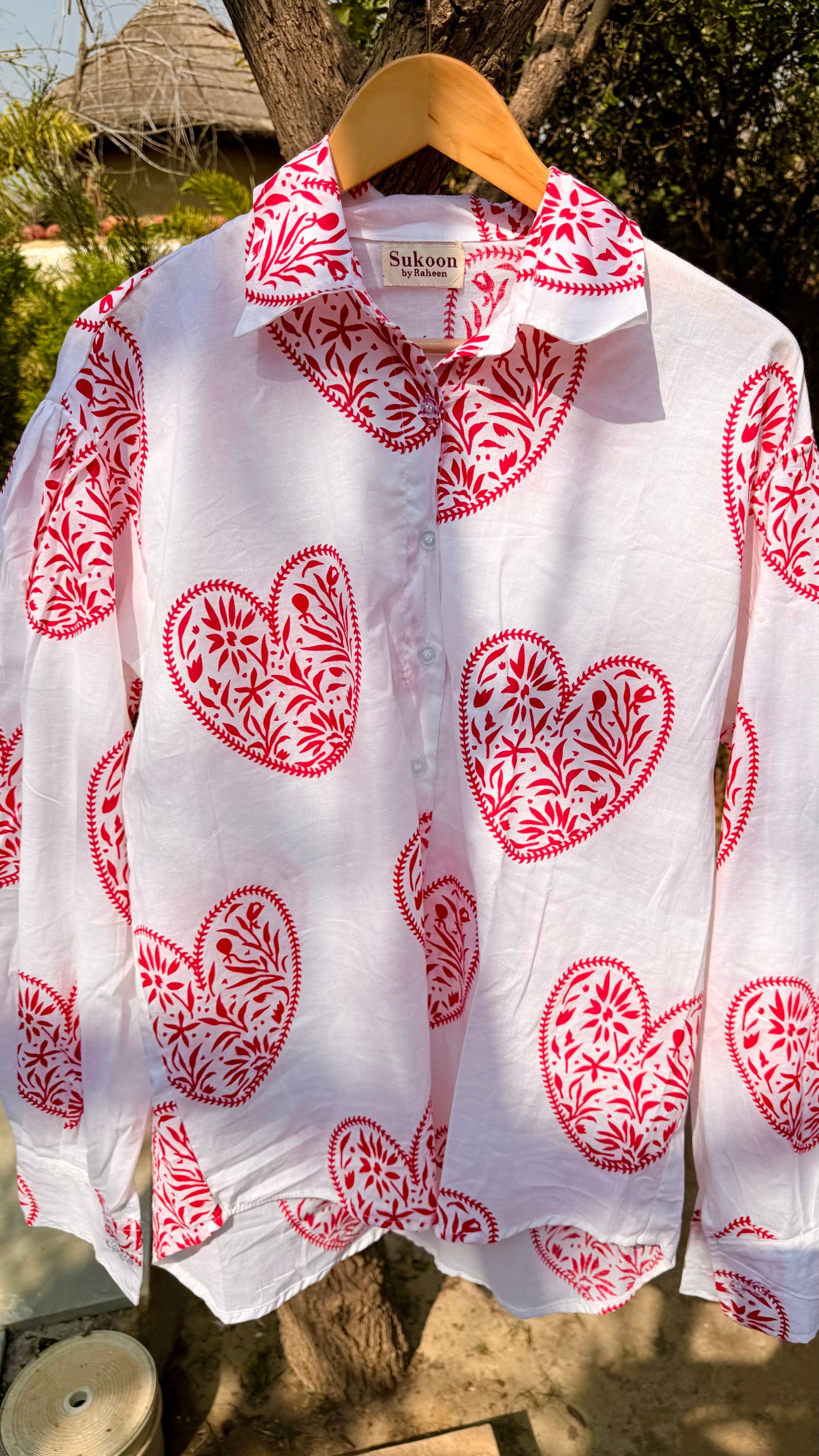 Amour collar shirt