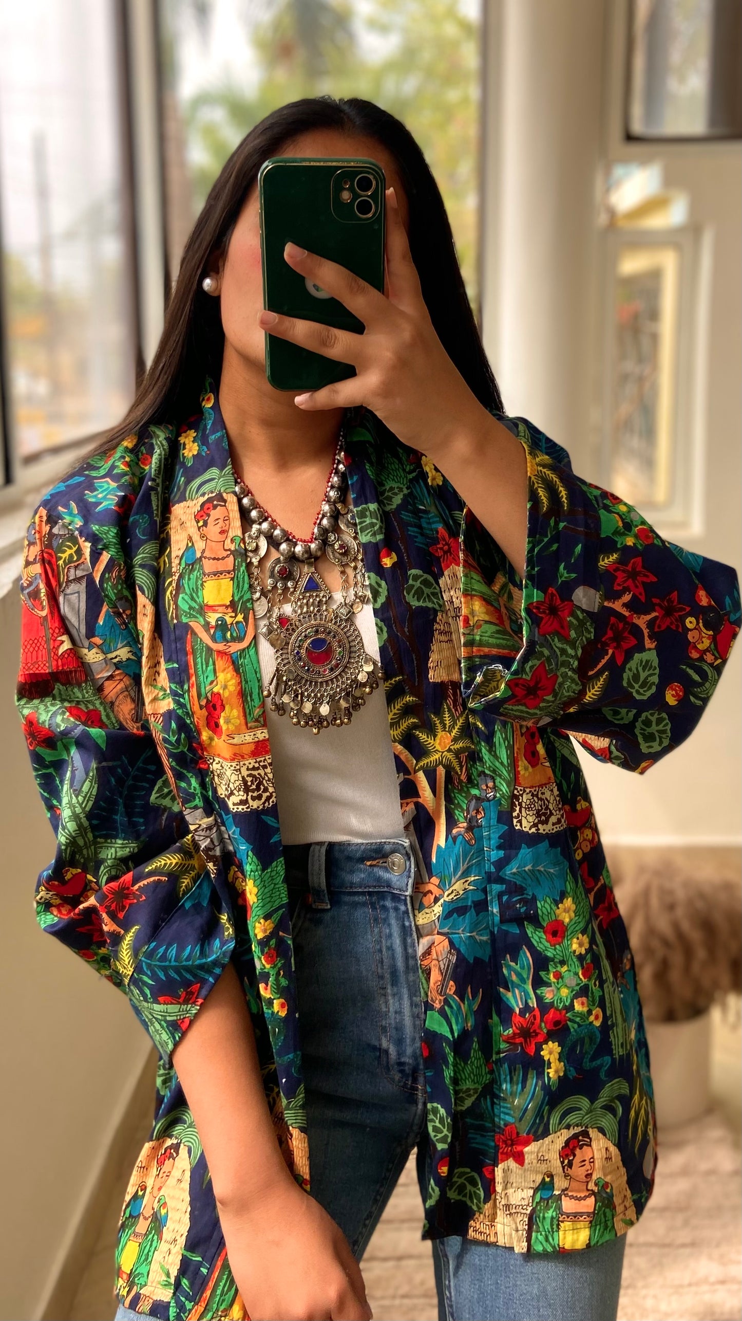 Blue Frida kimono