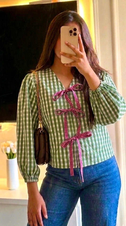 Alice gingham top
