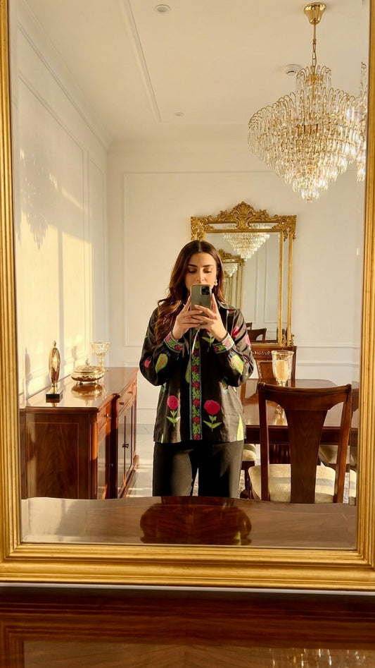 Lux limited edition black mughal shirt