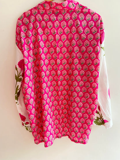 Limited edition poppy kimono