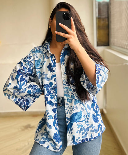 BLUE BIRD SHIRT