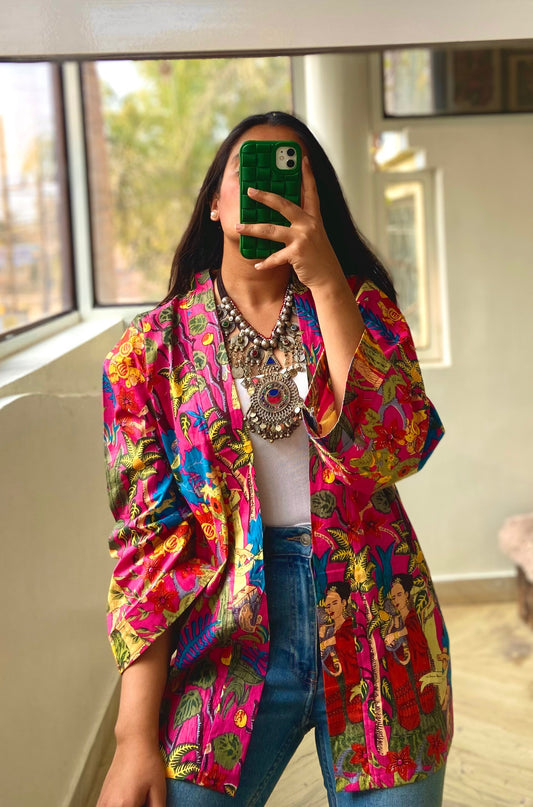 Pink Frida kimono